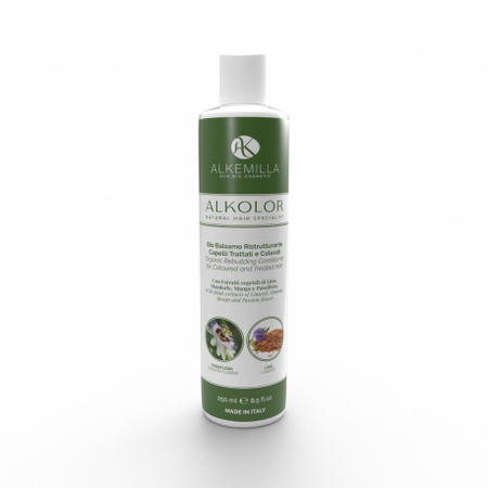 BIO BALSAMO RISTRUTTURANTE CAPELLI TRATTATI E COLORATI - ALKEMILLA