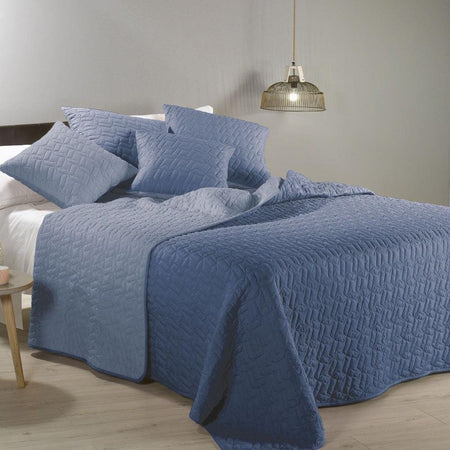 Caleffi Copriletto Trapuntato Double face Tinta Unita Pagoda - Varie Dimensioni - Passarelli Biancheria