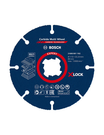 Bosch professional bosch x-lock cmw trennscheibe 115x22,23 2608901192 expert range 4059952567501