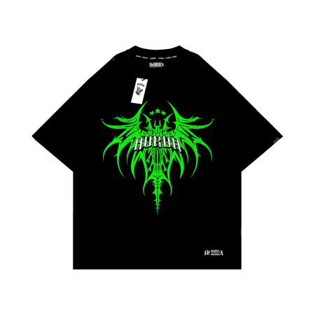 Boxy fit shirt 100% Cotone Acid Dragonfly Horda Brand Streetwear