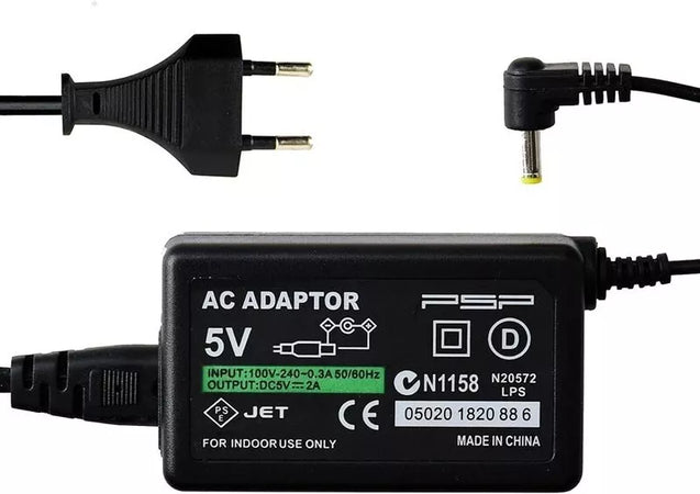 Caricabatterie Caricatore Alimentatore 5V Compatibile PSP/PSP Fat Slim Lite Sony Playstation