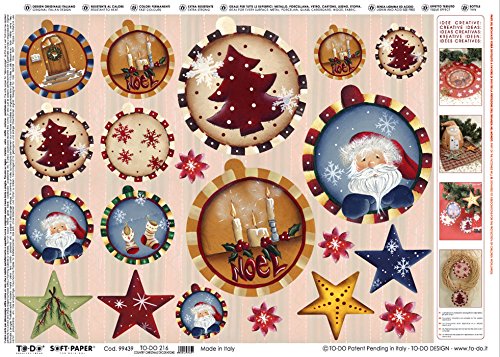 CARTA DECOUPAGE SOFT PAPER TO-DO ART 99439 MISURA 50X70CM