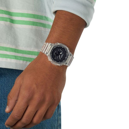 Orologio G-SHOCK - CASIO - Resistente agli urti - Multifunzione - Bianco trasparente