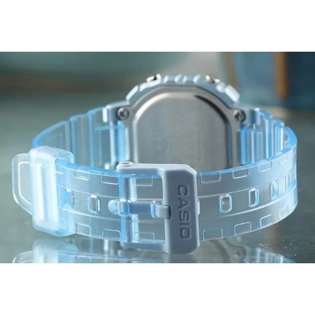 Orologio Casio Vintage Donna Blu e Trasparente - CASIO - Quarzo - Digitale - Donna - Trendy - Fitness
