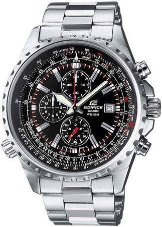 CASIO - Orologio in acciaio inossidabile - EDIFICE - Grigio