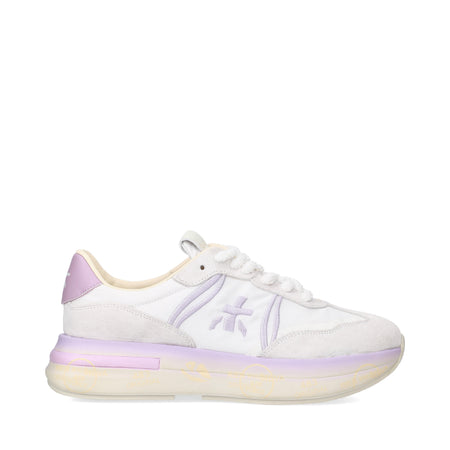 Premiata scarpa donna mod. cassie 7383 white - purple