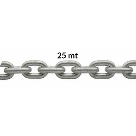 Catena Zinc. Calibrata Ø Mm.8X25Mt
