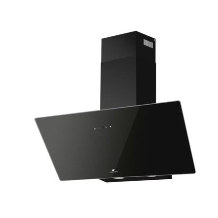 Cappa decorativa inclinata - CONTINENTAL EDISON - CEHDI90B - A +++ - L90 cm - Nero