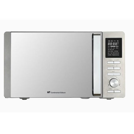 Microonde combinato - Continental Edison - CEMO25SG13S3 - Silver - 25 L - porta specchio - 900 W - Grill 1000 W - Convezione 1000 W