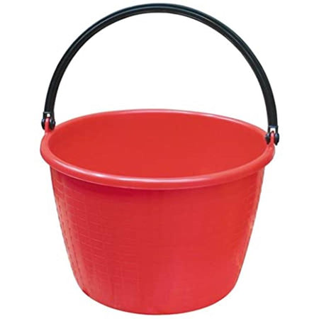 Cesto agricolo con manico oscillante in plastica per raccolta frutta