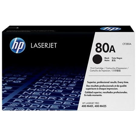 Cartuccia toner nero HP 80A per LaserJet Pro 400 M401/MFP M425