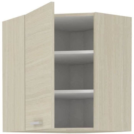 CHAMONIX Mobile angolare alto 60/60 - Decoro rovere chiaro - L58 x P58 x H72 cm