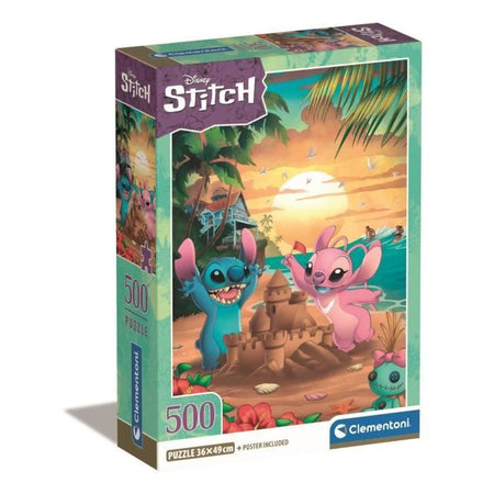CLEMENTONI - Compact 500 pezzi - Stitch