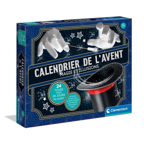 CLEMENTONI - Calendario Magico dell'Avvento - 24 Giorni: 24 Trucchi Magici - Manuale Illustrato per Imparare i Trucchi