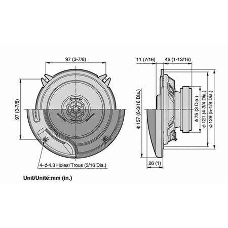 Coppia Altoparlanti Pioneer Ømm.130