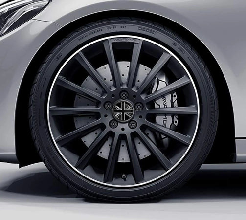 Coprimozzo Compatibile MINI 54mm Bandiera Nera COOPER ONE COUNTRYMAN BANDIERA NERA JACK