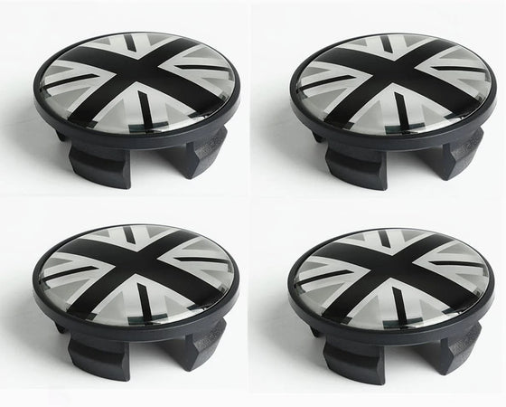 Coprimozzo Compatibile MINI 54mm Bandiera Nera COOPER ONE COUNTRYMAN BANDIERA NERA JACK