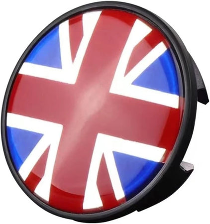 4 Coprimozzo Tappi MINI 54 mm Compatibile Mini COOPER ONE COUNTRYMAN BANDIERA JACK UK ROSSO