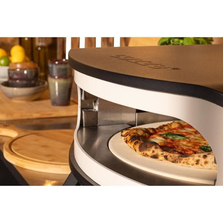 Forno pizza a gas 17 - COZZE - 90426 - Rotativo - Termometro e porta integrati