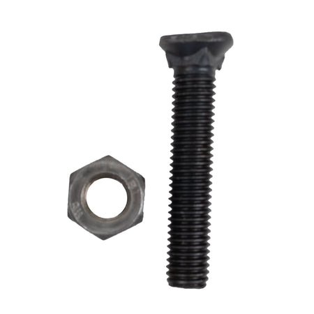 Bullone testa ovale M10x55 con dado confezione da 25 pezzi