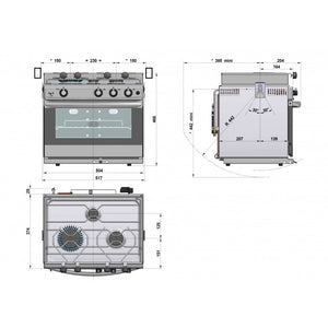 Cucina Con Forno/Grill Grand Large