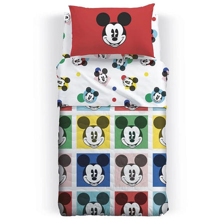 Caleffi Copriletto Trapuntato per Letto Singolo 1 Posto Mickey Colors D68 - Passarelli Biancheria