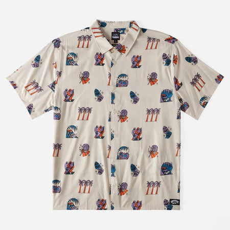 Camicia Billabong DJ Javier Turn The Tide beige
