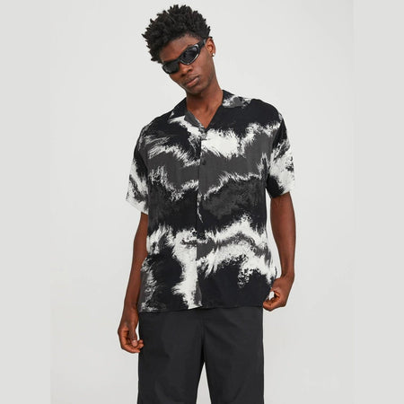 Camicia Jack & Jones Hawaiano asphalt