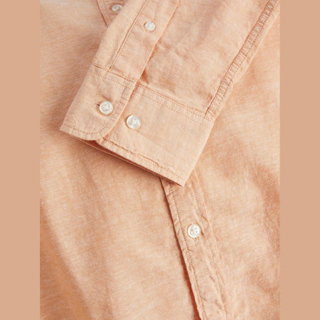 Camicia Jack & Jones Summer Linen Blend apricot ice