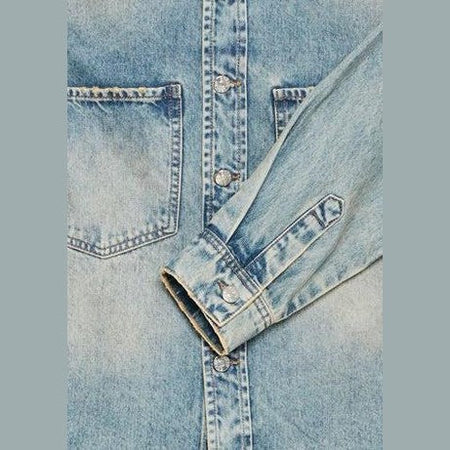 Camicia Solid Rip dirt wash vintage