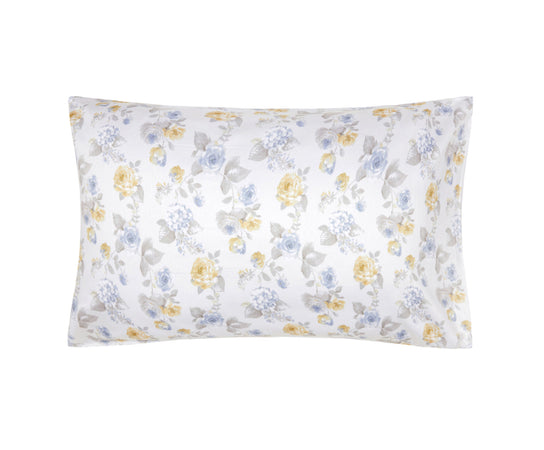 Parure Copripiumino in Raso di puro cotone Romance Azzurro / Blu - Vanita di raso
