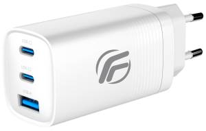Caricatore Universale GaN Tech 65W 2x USB-C + USB-A Fast Charge Fen...
