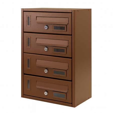 Cassetta postale condominiale da muro buca lettere componibile "Made in Italy"