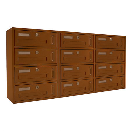 Cassetta postale condominiale da muro buca lettere componibile "Made in Italy"