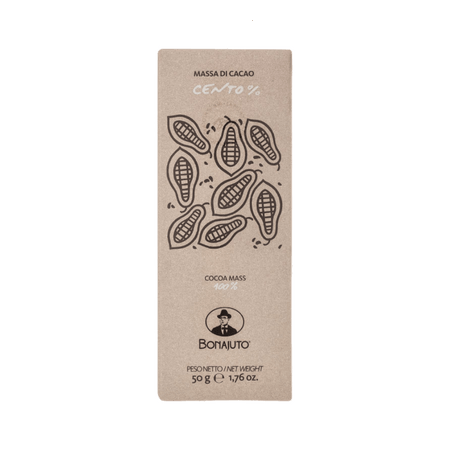 Cioccolato 100% | Artigianale - Fatto a Mano a Modica, Sicilia | Senza Glutine | Bonajuto | 50g