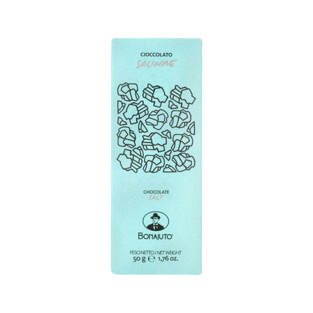 Cioccolato al Sale | Artigianale - Fatto a Mano a Modica, Sicilia | Senza Glutine | Bonajuto | 50g