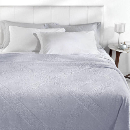 Mirabello Copriletto Estivo Matrimoniale in Cotone Lunel S70 - Passarelli Biancheria