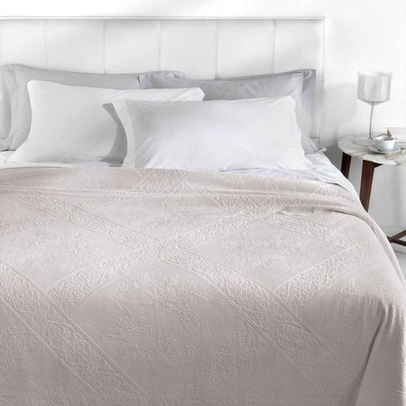 Mirabello Copriletto Estivo Matrimoniale in Cotone Lunel S70 - Passarelli Biancheria