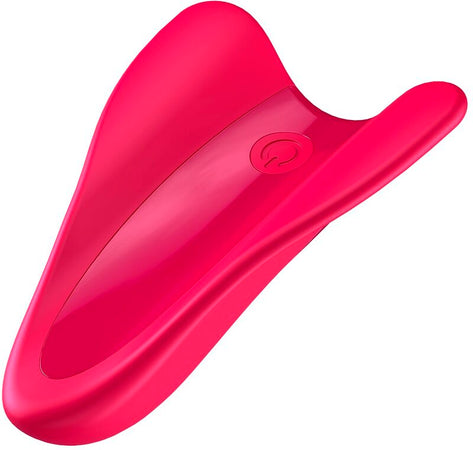 SATISFYER HIGH FLY FINGER mini vibratore da dito per il pene o il clitoride in silicone impermeabile ricaricabile USB