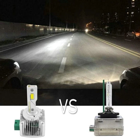 KIT LED D1S LED PER BMW SERIE 5 F10 F11 BIANCO 6000K CANBUS 12000LUMEN COPPIA