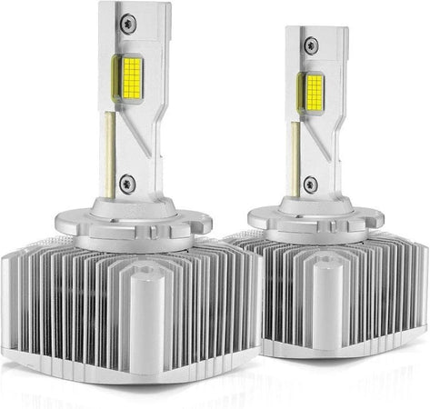 KIT LED D1S LED PER BMW SERIE 5 F10 F11 BIANCO 6000K CANBUS 12000LUMEN COPPIA