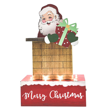 Babbo Natale canterino in movimento decorazione natalizia