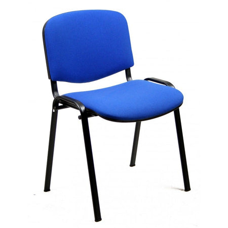 Poltroncina in tessuto da sala d'attesa con tavoletta reclinabile