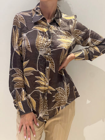 Camicia Facella raso chiffon stamp