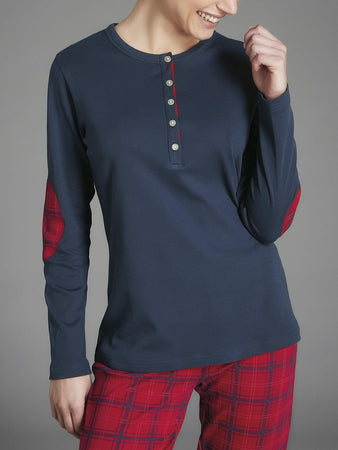 Ragno Pigiama Invernale in Caldo Cotone da Donna DA98N0 S32 - Passarelli Biancheria