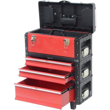 Carrello portautensili DEFPRO 3 moduli impilabili