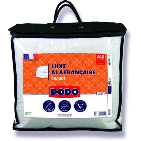 DODO - Piumino - Lusso francese - 220 x 240 cm - 350 g/m - VOLUPT'AIR - Bianco