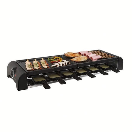 Raclette LIVOO DOC185 set 12 persone - Nero