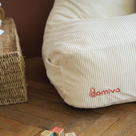 Pouf - DOMIVA - Honey Moon - Velluto a coste - Morbido e soffice - Orecchie di gatto
