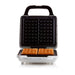 DOMO DO9222W - Piastra per waffle - 900W - 4x7 cm - Rivestimento antiaderente - Termostato regolabile - Chiusura di sicurezza